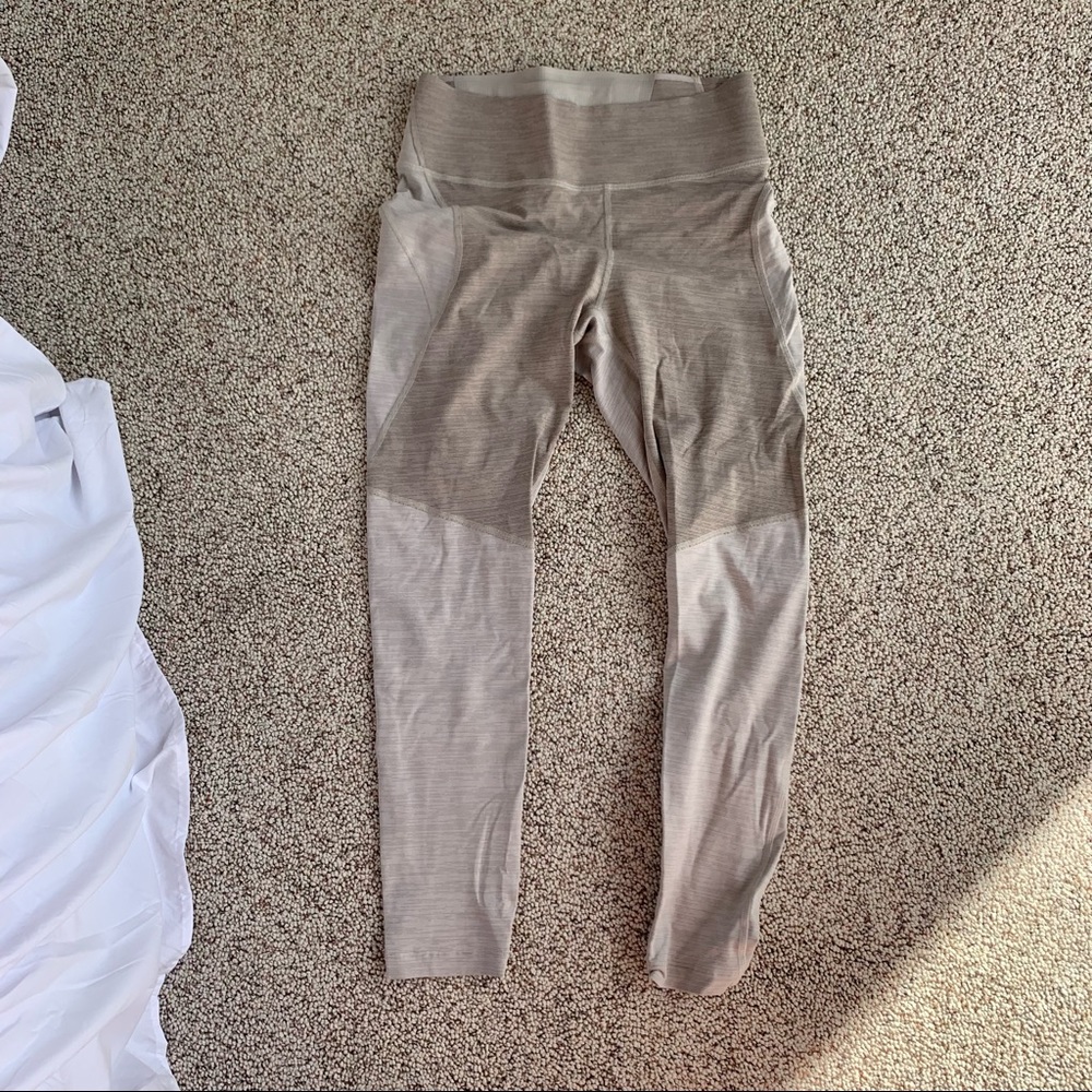 OV TechSweat two tone leggings with core waistband